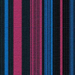 Interface Latin Fever / Bouclée / 50 cm x 50 cm / Bleu