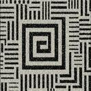 Interface Black and White / Bouclée / 50 cm x 50 cm