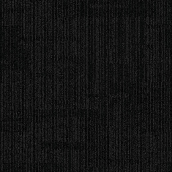 Interface Syncopation II / Bouclée / 50 cm x 50 cm / Noir