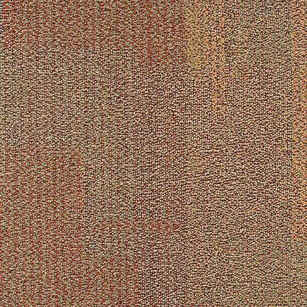 Interface Entropy II / Bouclée / 50 cm x 50 cm / Orange