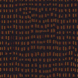 Interface Tribal Rhythms / Bouclée / 50 cm x 50 cm / Marron