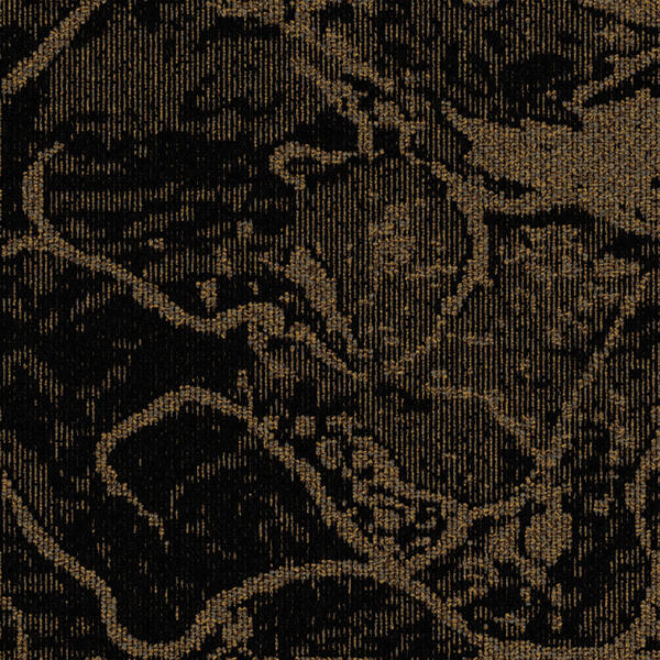 Interface Etruria / Bouclée / 50 cm x 50 cm / Noir