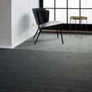 Interface Mock Space One Planks / Microtuft / 25 cm x 100 cm / Noir
