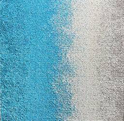 Interface Connected Ethos Sone / Bouclée / 50 cm x 50 cm / Bleu, Beige