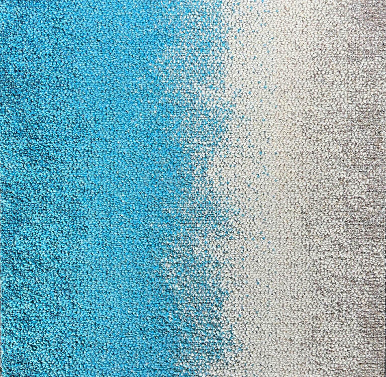 Interface Connected Ethos Sone / Bouclée / 50 cm x 50 cm / Bleu, Beige