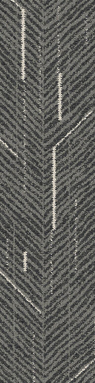 Interface Angular Times / Bouclée / 25 cm x 100 cm / Noir, Gris